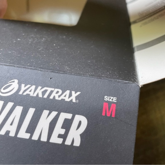 Yaktrax Walk Red Wing Shoes Traction Cleats Medium Black Ultralight Spikeless US - Picture 4 of 6